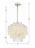 BRI-3008-SA Brielle 4 Light Chandelier | Dimensions Image