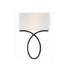 Crystorama Brinkley 10'' Sconce in Black Forged - Additional View