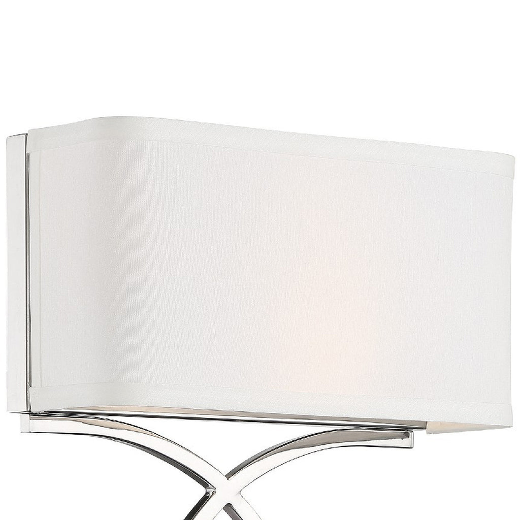 Crystorama Brinkley 10'' Sconce in Polished Nickel - Additional View