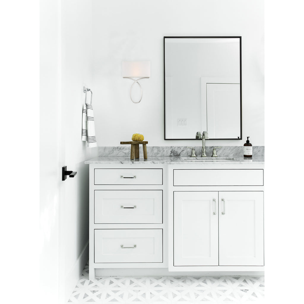 Crystorama Brinkley 10'' Sconce in Polished Nickel - Lifestyle View
