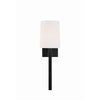 Crystorama Bromley 5.5'' Sconce in Black Forged - Additional View