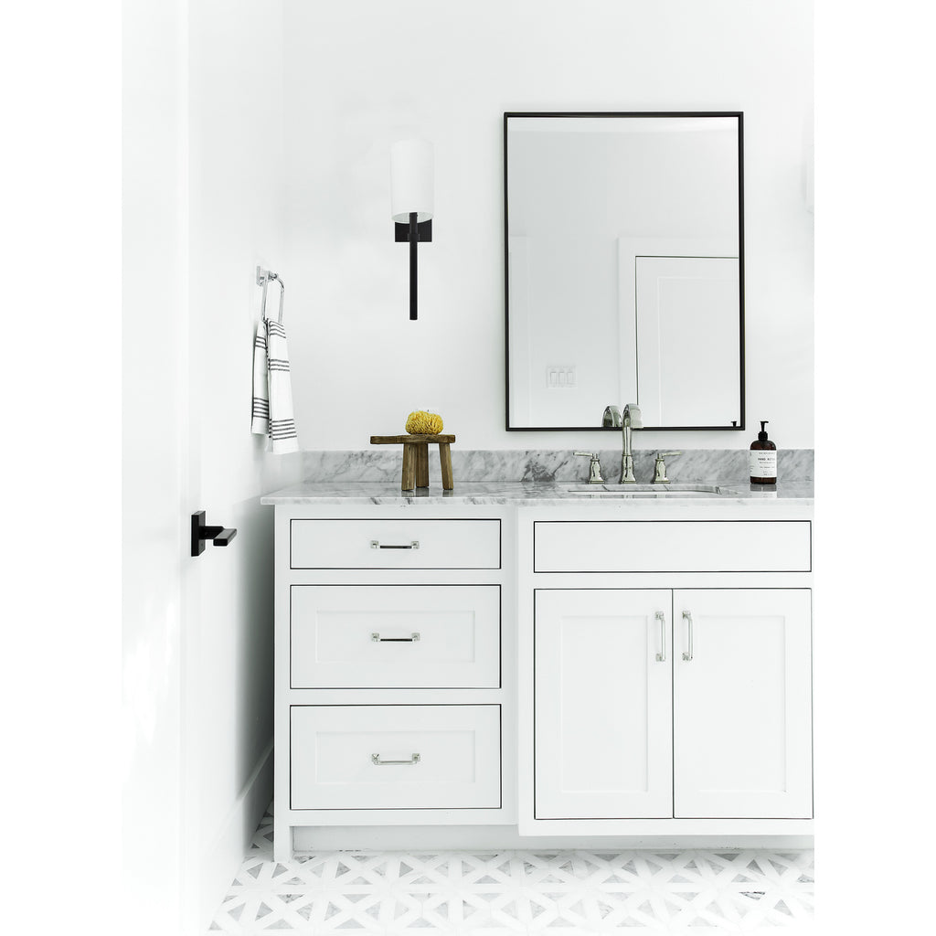 Crystorama Bromley 5.5'' Sconce in Black Forged - Lifestyle View