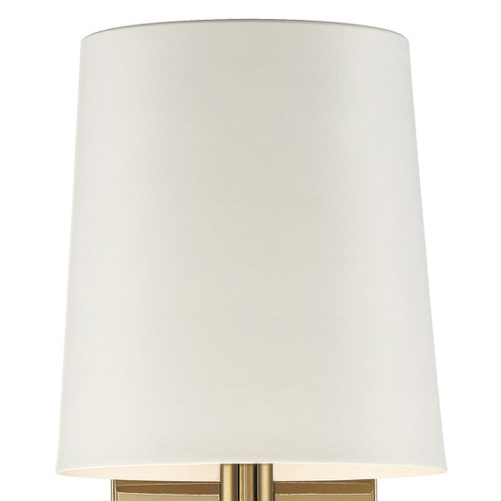 Crystorama Bromley 5.5'' Sconce in Vibrant Gold - Additional View