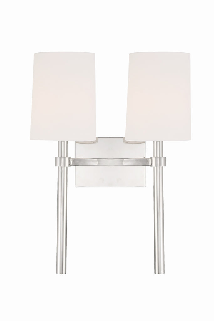 BRO-452-PN_ULN Bromley 2 Light Sconce | Main Image