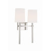 Crystorama-OPEN-BOX Bromley 2 Light Sconce in Polished Nickel - Additional View