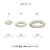 Crystorama Broche 33.5'' Chandelier - Collection Image