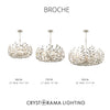 Crystorama Broche 23'' Chandelier - Collection Image