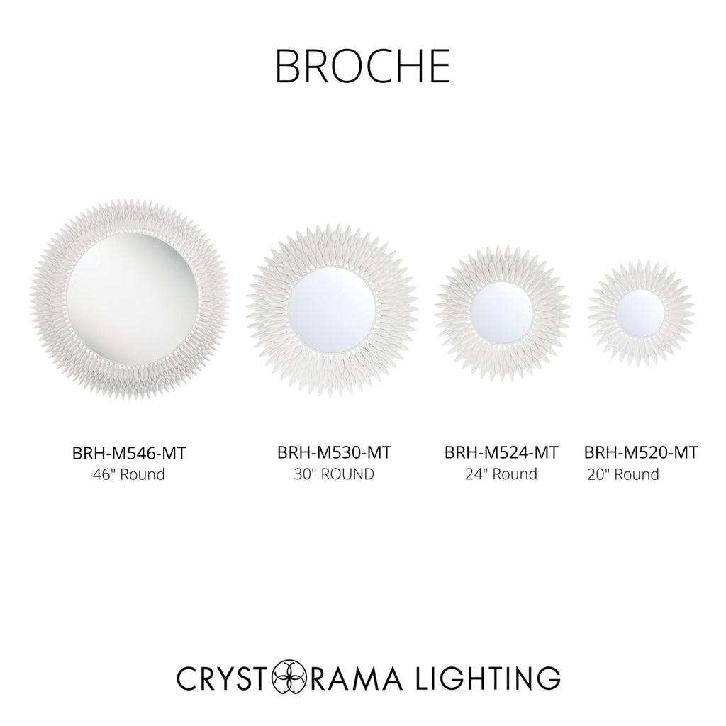 Crystorama Broche 20'' Mirror - Collection Image
