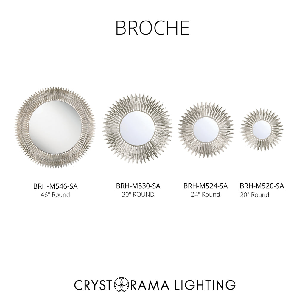 Crystorama Broche 20'' Mirror - Collection Image
