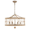 BRX-B7906-BS Brixton 6 Light Chandelier | Main Image