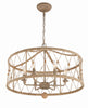 BRX-B7906-BS Brixton 6 Light Chandelier | Alternate Image