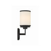 Crystorama Bryant 14.5'' Sconce in Black Forged - Additional View