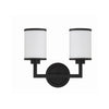 Crystorama Bryant 14.5'' Sconce in Black Forged - Additional View