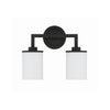Crystorama Bryant 14.5'' Sconce in Black Forged - Additional View
