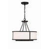 Crystorama Bryant 18'' Chandelier in Black Forged - Additional View