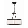 Crystorama Bryant 18'' Chandelier in Black Forged - Additional View