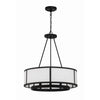 Crystorama Bryant 24'' Chandelier in Black Forged - Additional View