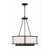 Crystorama Bryant 24'' Chandelier in Black Forged - Additional View