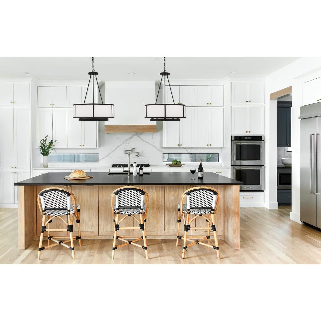 Crystorama Bryant 24'' Chandelier in Black Forged - Lifestyle View