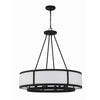 Crystorama Bryant 32'' Chandelier in Black Forged - Additional View