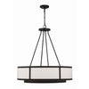 Crystorama Bryant 32'' Chandelier in Black Forged - Additional View