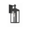 Crystorama Byron 5.25'' Outdoor Sconce in Matte Black - Front View