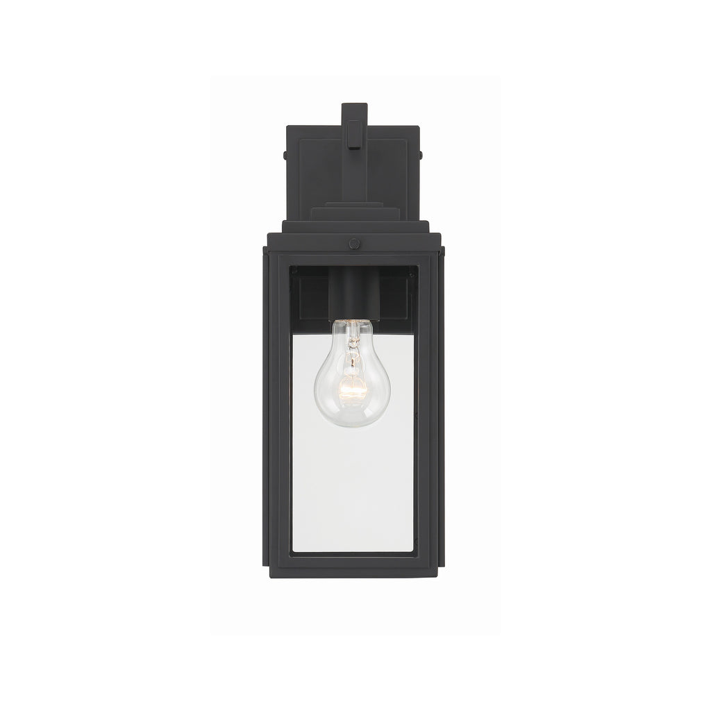 Crystorama Byron 5.25'' Outdoor Sconce in Matte Black - Additional View