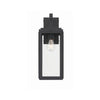 Crystorama Byron 6.5'' Outdoor Sconce in Matte Black - Additional View