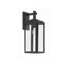Crystorama Byron 6.5'' Outdoor Sconce in Matte Black - Additional View