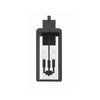 Crystorama Byron 7.5'' Outdoor Sconce in Matte Black - Additional View