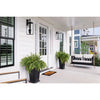 Crystorama Byron 7.5'' Outdoor Sconce in Matte Black - Lifestyle View