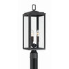 Crystorama Byron 7.5'' Outdoor Post in Matte Black - Additional View