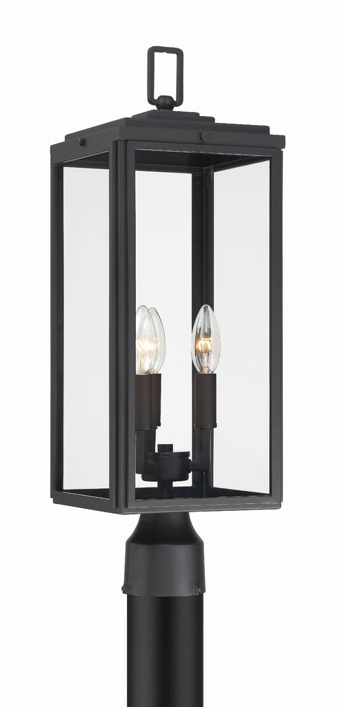 BYR-80109-MK_ULN Byron 3 Light Outdoor Post | Alternate Image