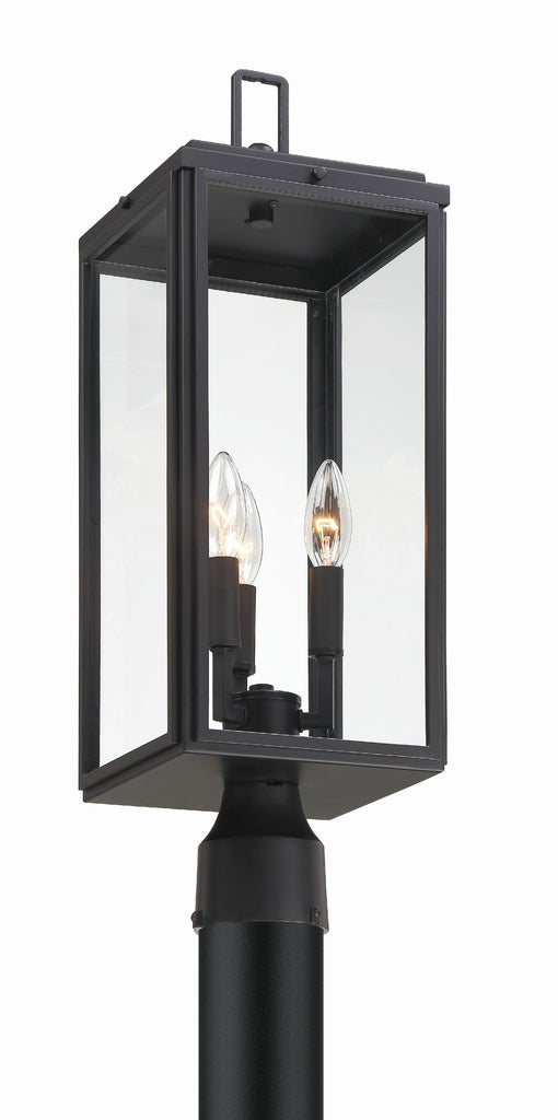 BYR-80109-MK_ULN Byron 3 Light Outdoor Post | Alternate Image