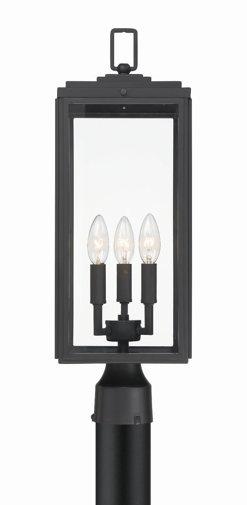 BYR-80109-MK_ULN Byron 3 Light Outdoor Post | Main Image