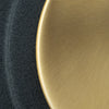 Crystorama Niles 23.5'' Bathroom Vanity - Black Forged + Modern Gold Finish Detail
