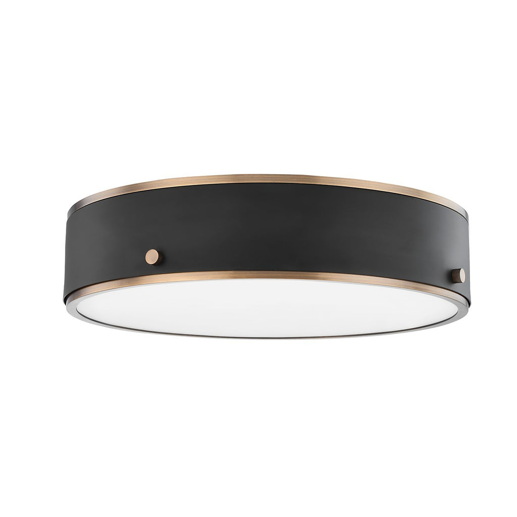C8316-PBR/SFB Eli 1 Light Flush Mount | Main Image