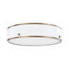C8316-PBR/SWH Eli 1 Light Flush Mount | Main Image