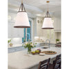 Crystorama Callahan 21'' Pendant in Luxe Gold - Lifestyle View