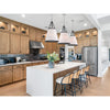 Crystorama Callahan 21'' Pendant in Polished Nickel - Lifestyle View