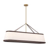 CAL-2407-LG Callahan 47.5'' Linear Oval Chandelier | Alternate Image