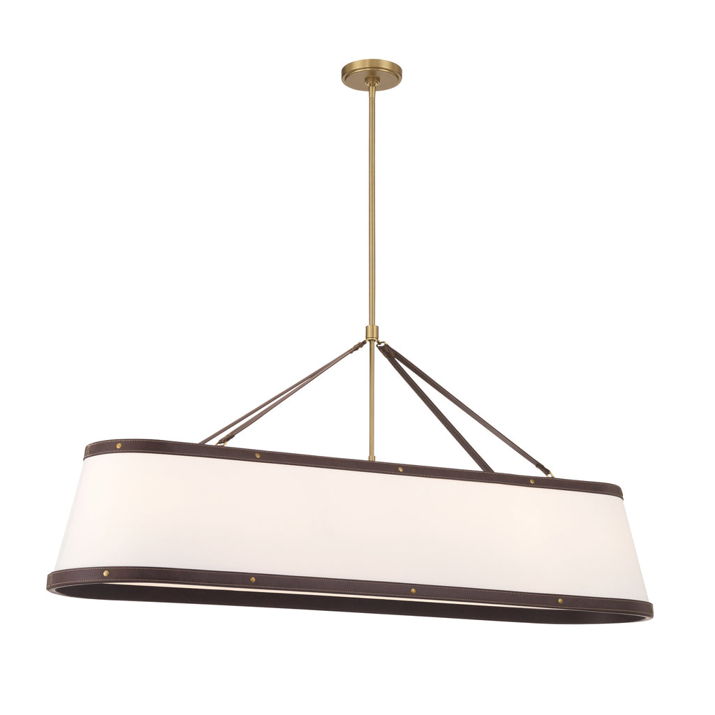 CAL-2407-LG Callahan 47.5'' Linear Oval Chandelier | Alternate Image