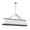 CAL-2407-LG Callahan 47.5'' Linear Oval Chandelier | Alternate Image
