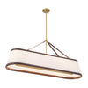 CAL-2407-LG Callahan 47.5'' Linear Oval Chandelier | Alternate Image