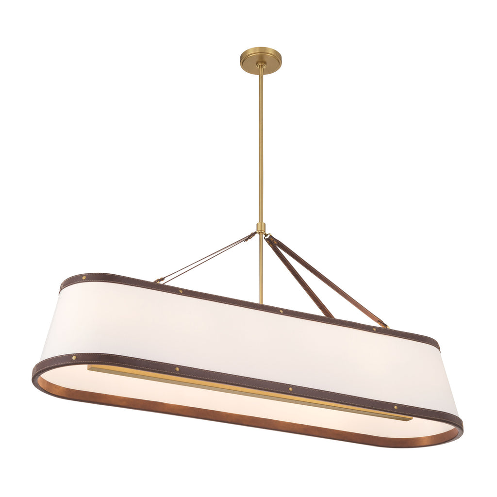 CAL-2407-LG Callahan 47.5'' Linear Oval Chandelier | Alternate Image