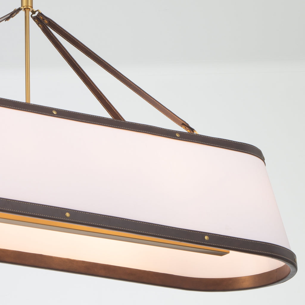 CAL-2407-LG Callahan 47.5'' Linear Oval Chandelier | Alternate Image