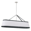 CAL-2407-PN Callahan 47.5'' Linear Oval Chandelier | Alternate Image