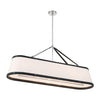 CAL-2407-PN Callahan 47.5'' Linear Oval Chandelier | Alternate Image