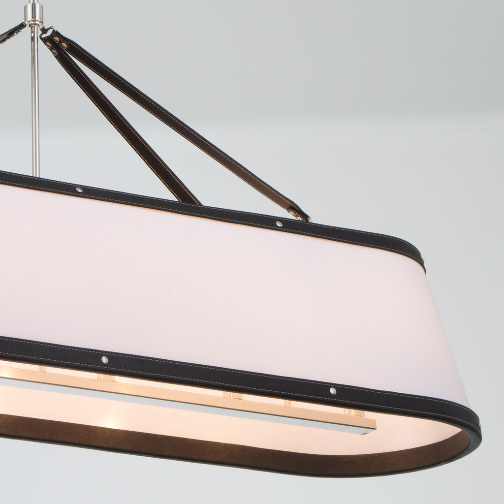 CAL-2407-PN Callahan 47.5'' Linear Oval Chandelier | Alternate Image