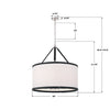 CAL-2408-PN Callahan 28'' Pendant | Dimensions Image